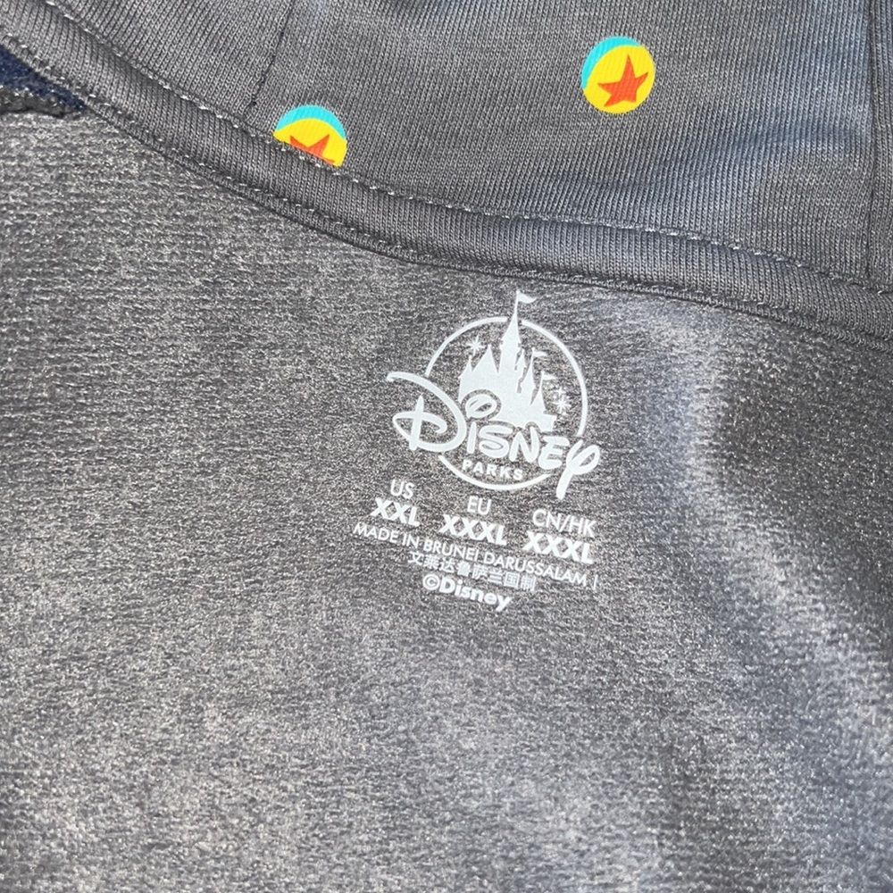 DISNEY PIXAR HOODIE BLUE & GREY WORLD OF PIXAR XXL. NEVER WORN NWOT - Picture 10 of 14